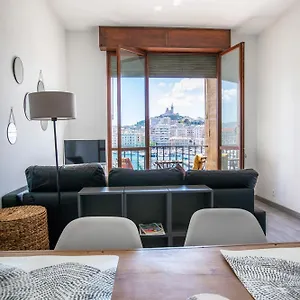 Appartement Vue Sublime Vieux-port, Douillet, Marseille